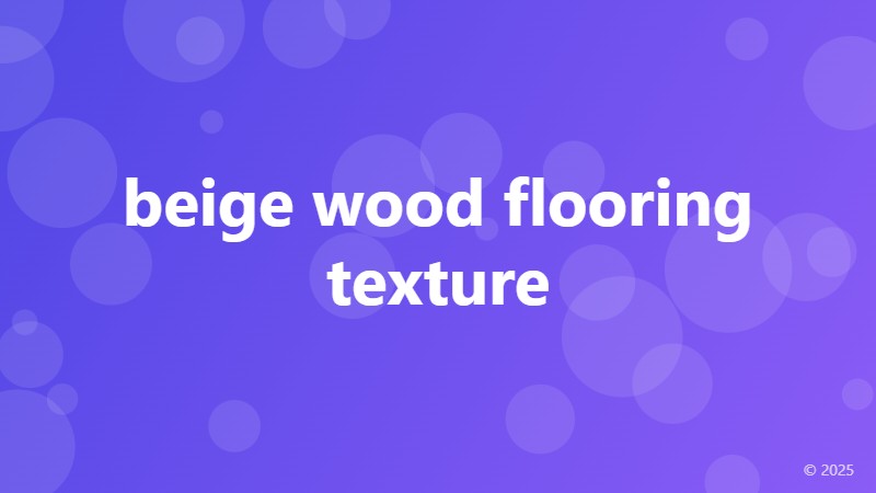 beige wood flooring texture
