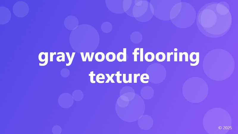 gray wood flooring texture