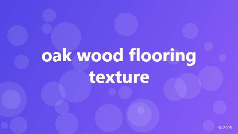 oak wood flooring texture