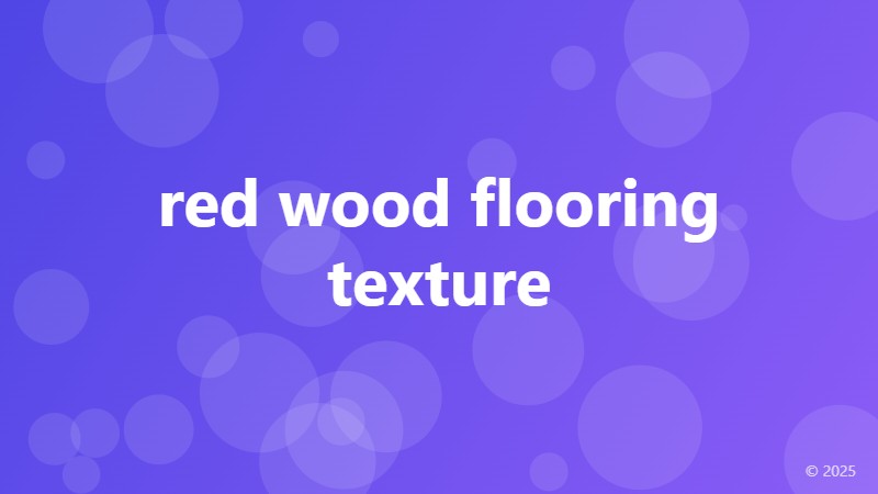 red wood flooring texture