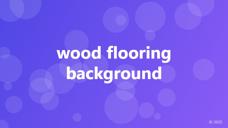 wood flooring background