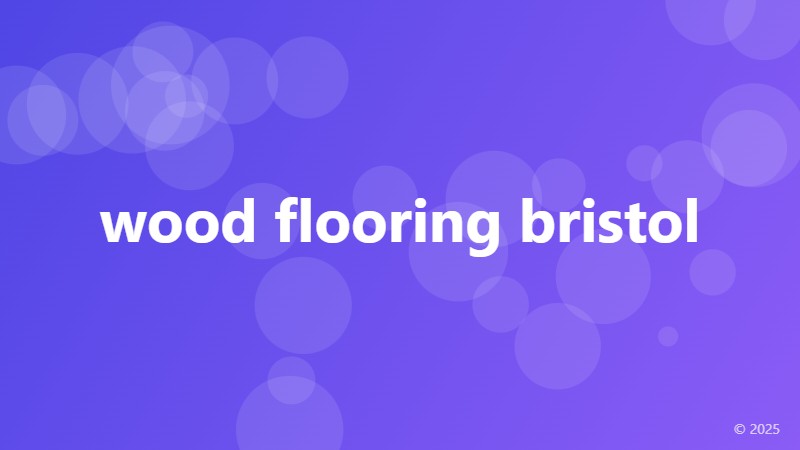wood flooring bristol