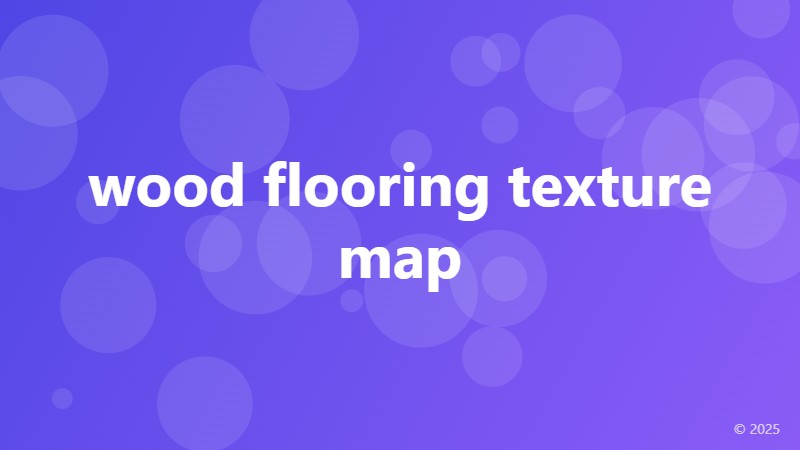 wood flooring texture map