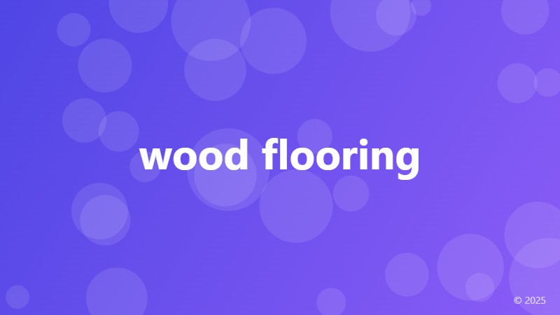 wood flooring